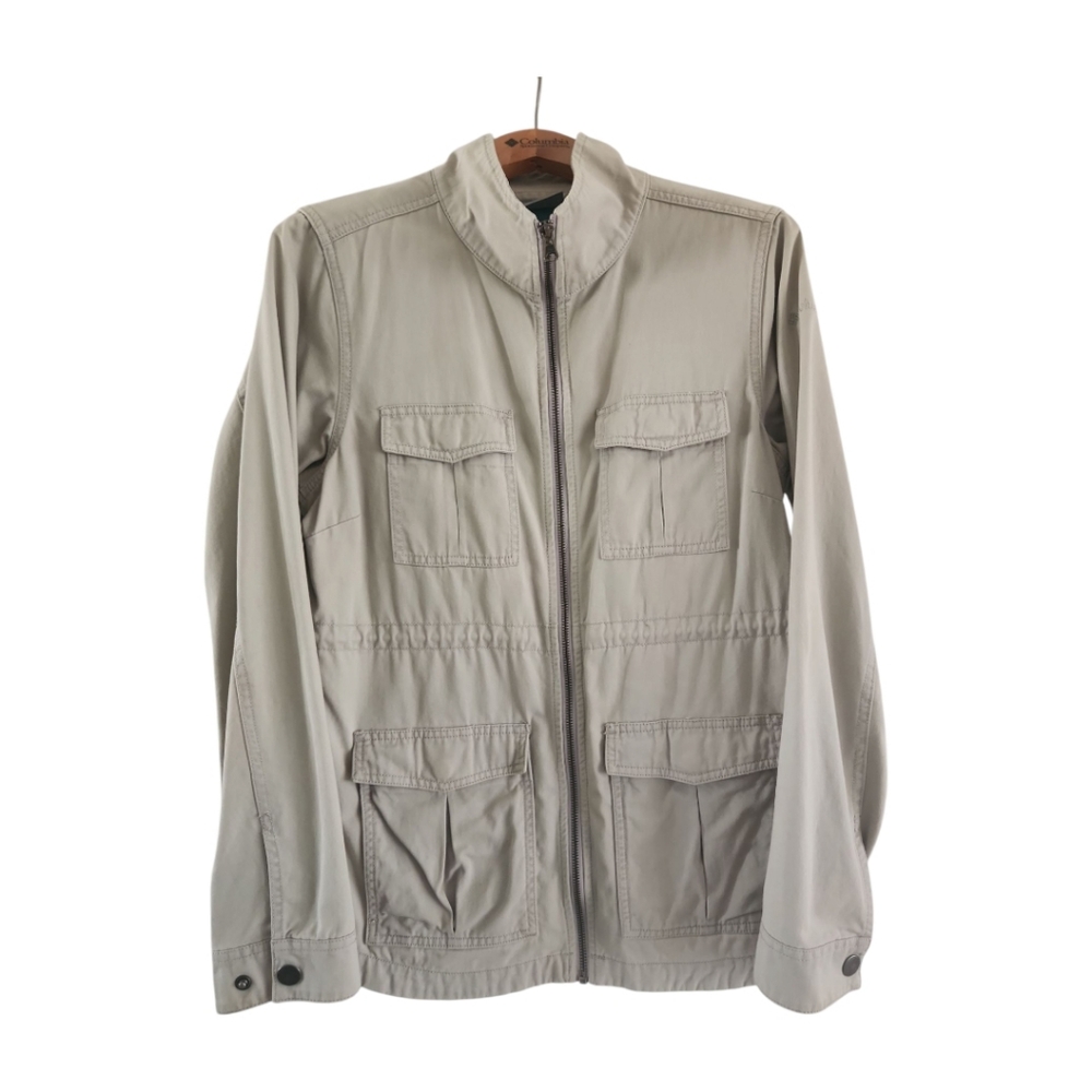 Barn Jacket Womens M Green Columbia Field  Utility Chore Pockets
